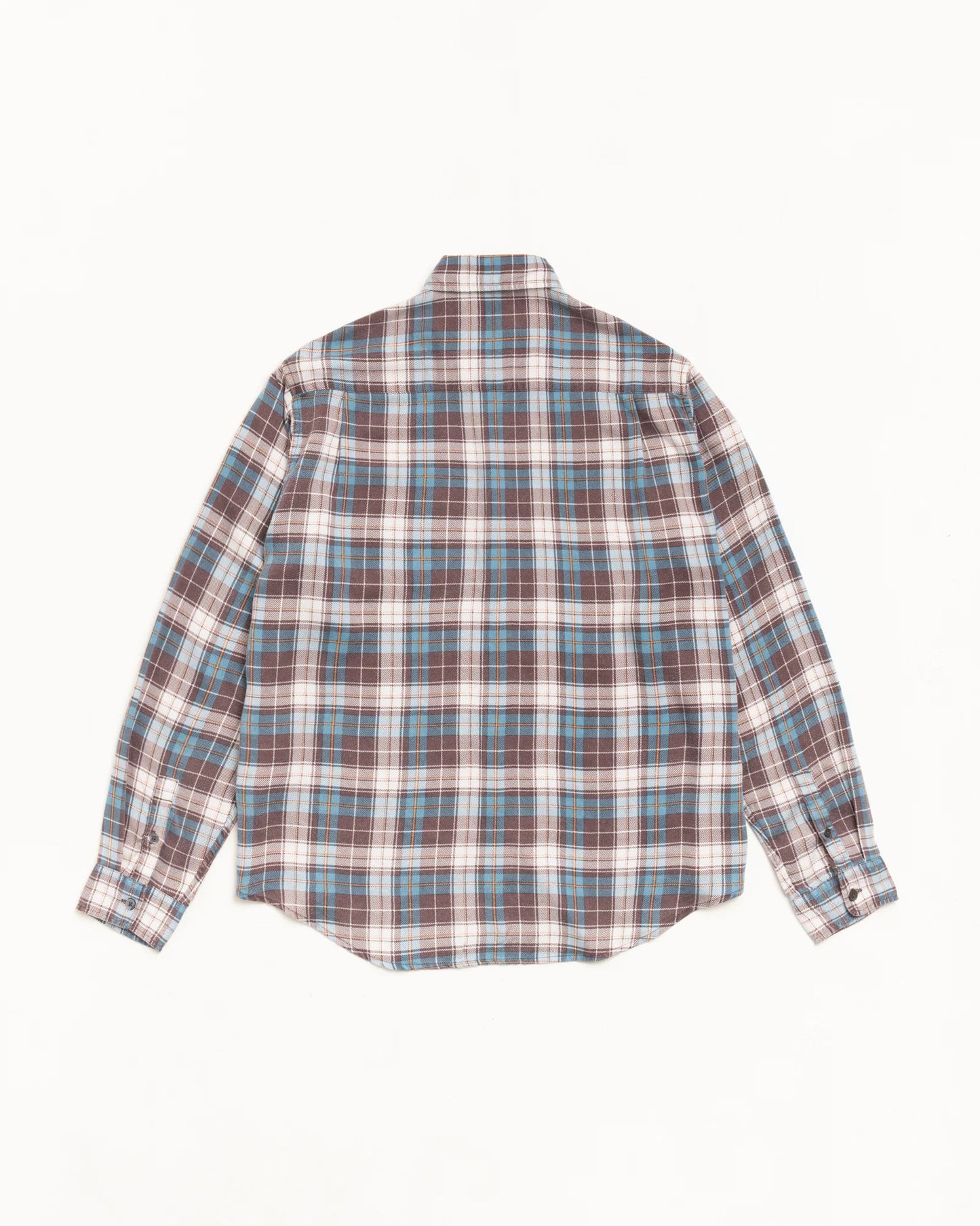 STUSSY MATTHEW PLAID SHIRT BROWN