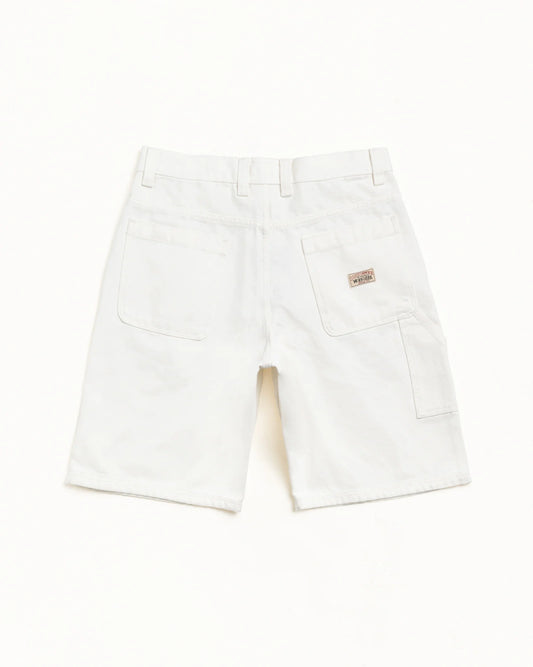 STUSSY CANVAS WORK SHORT WHITE