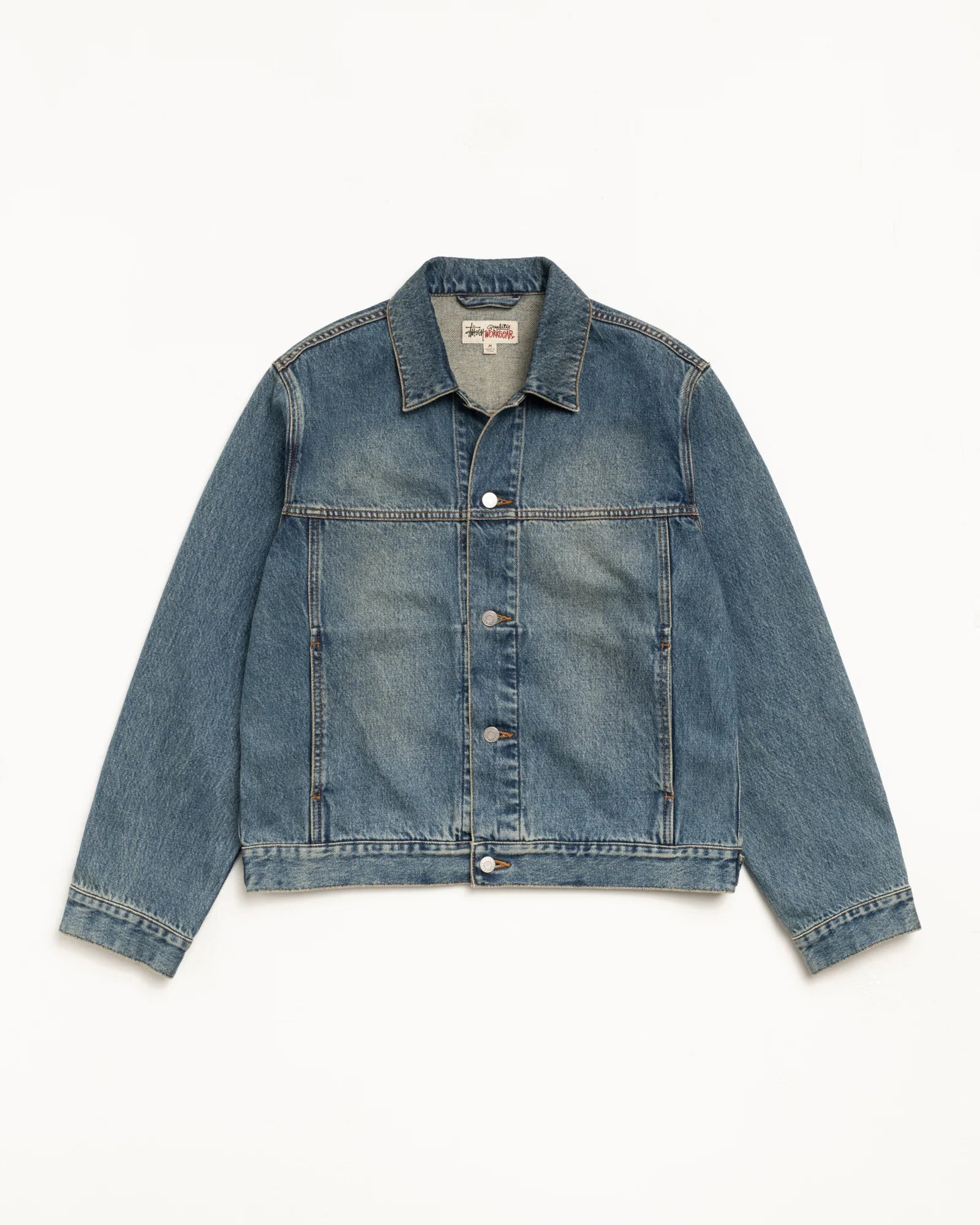 STUSSY Denim Trucker Jacket Weekend Wash - Stussy Hoodie - Urban