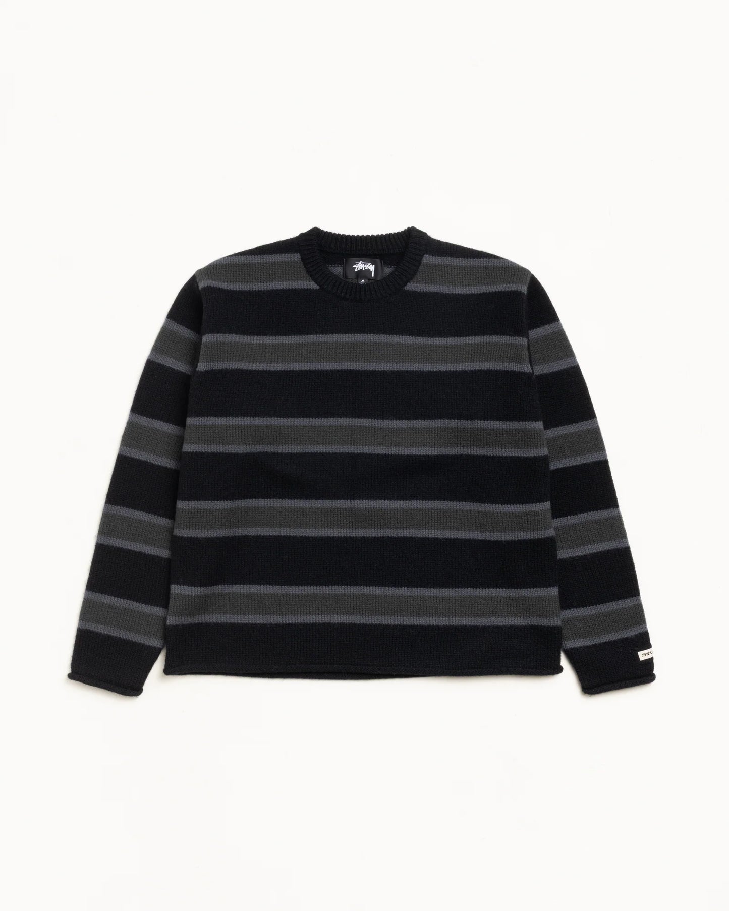STUSSY STRIPED WOOL SWEATER