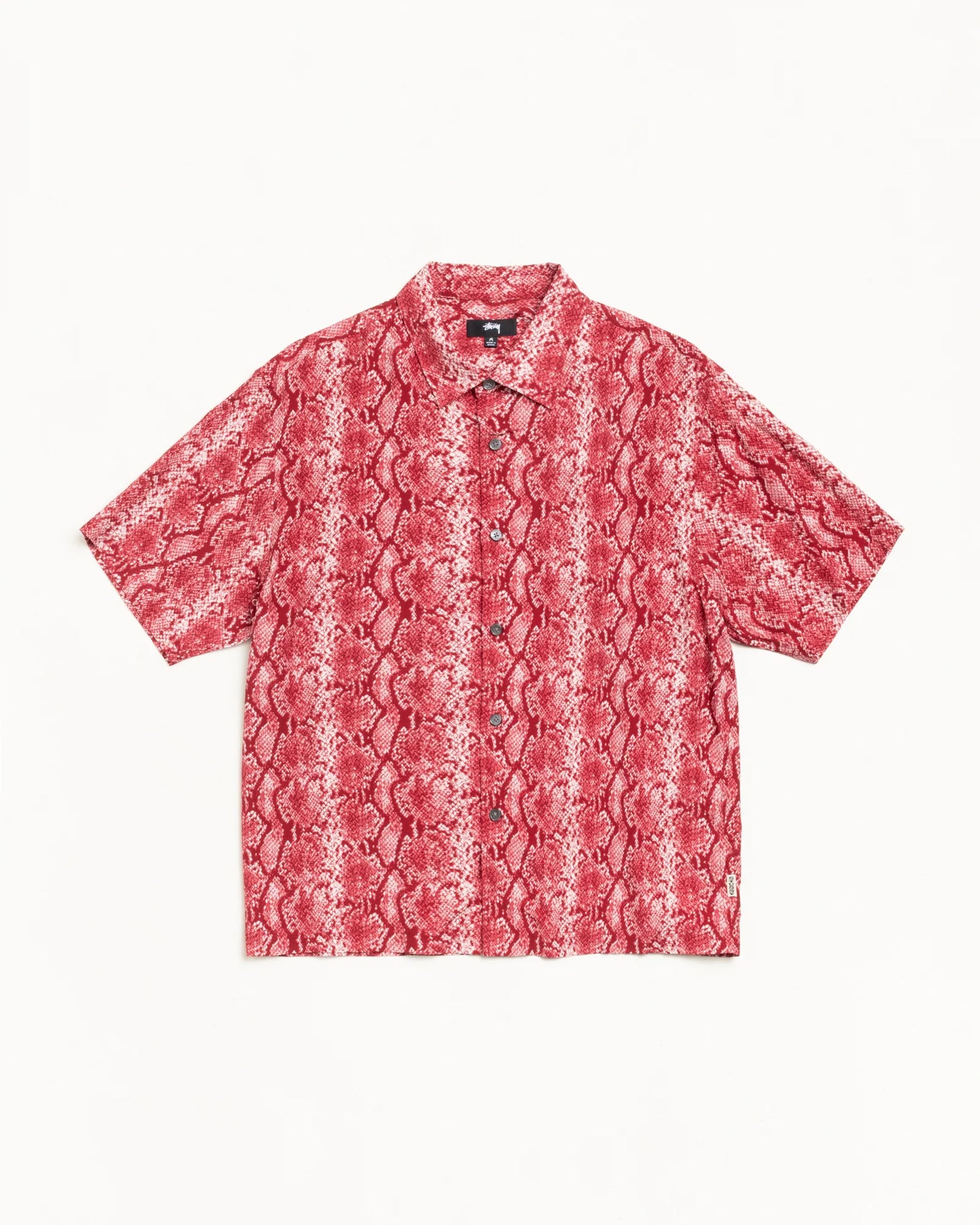 STUSSY PYTHON SS SHIRT RED