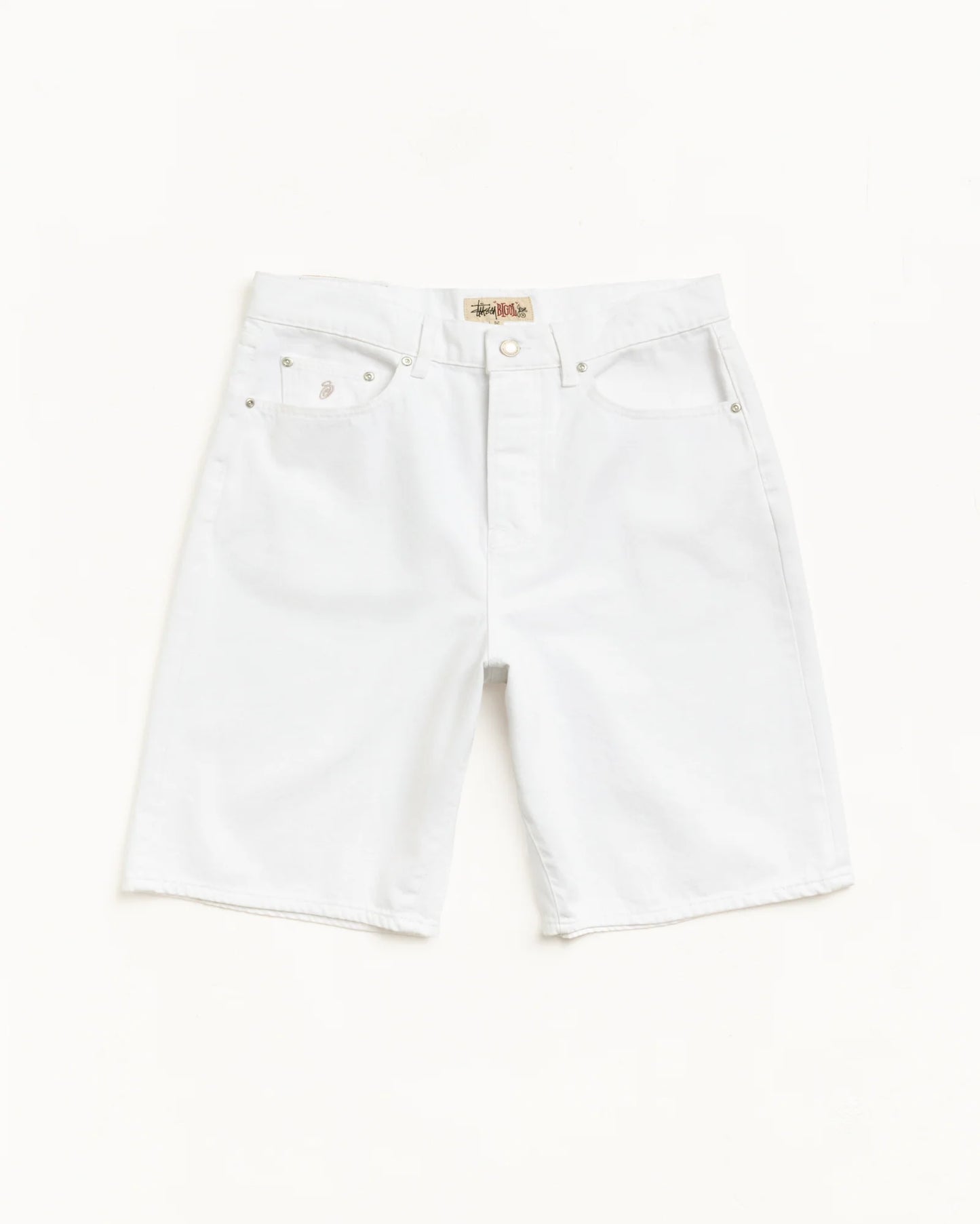 STUSSY BIG OL' SHORT DENIM WHITE