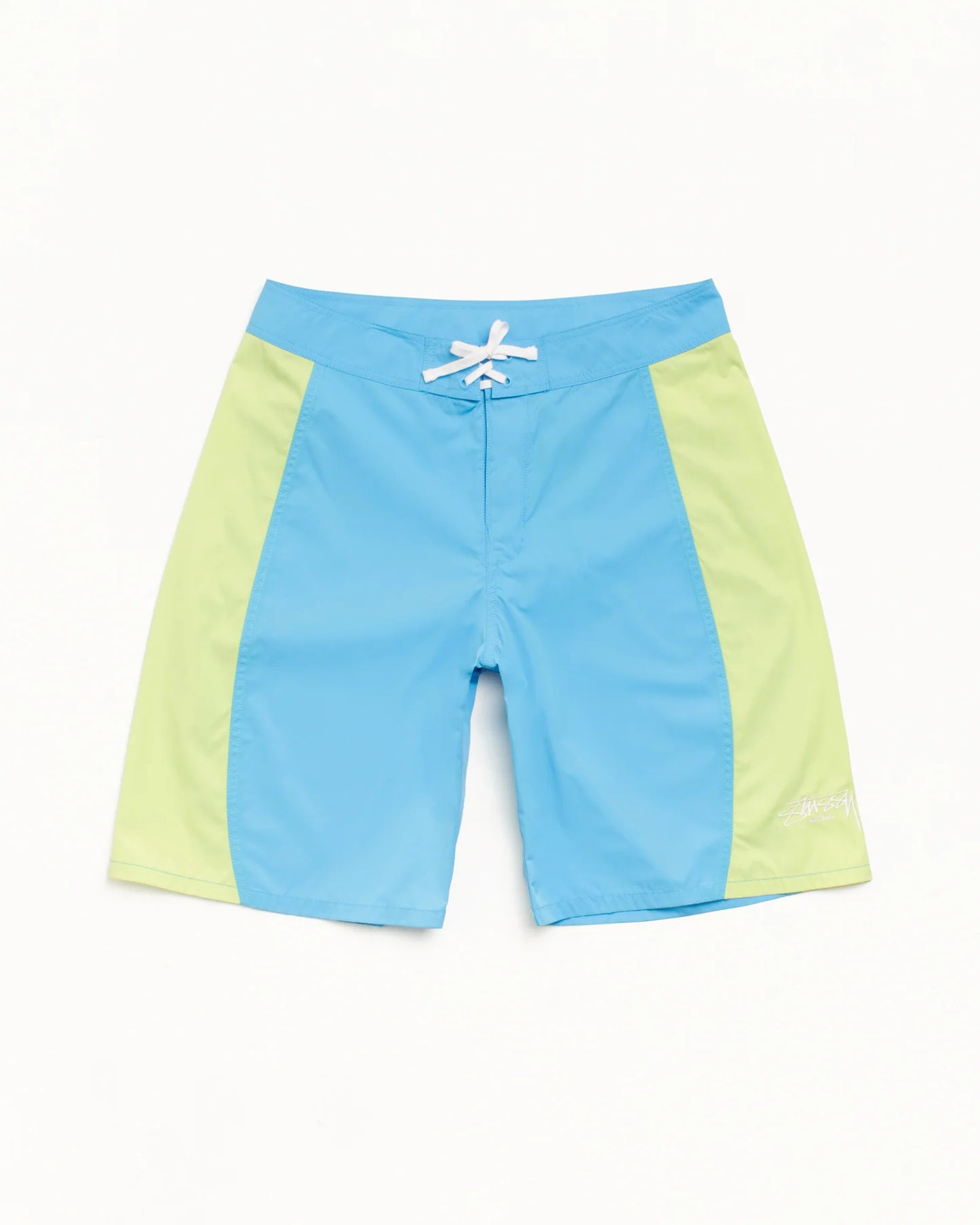 STUSSY CURVED PANEL BOARD SHORT LIGHT BLUE