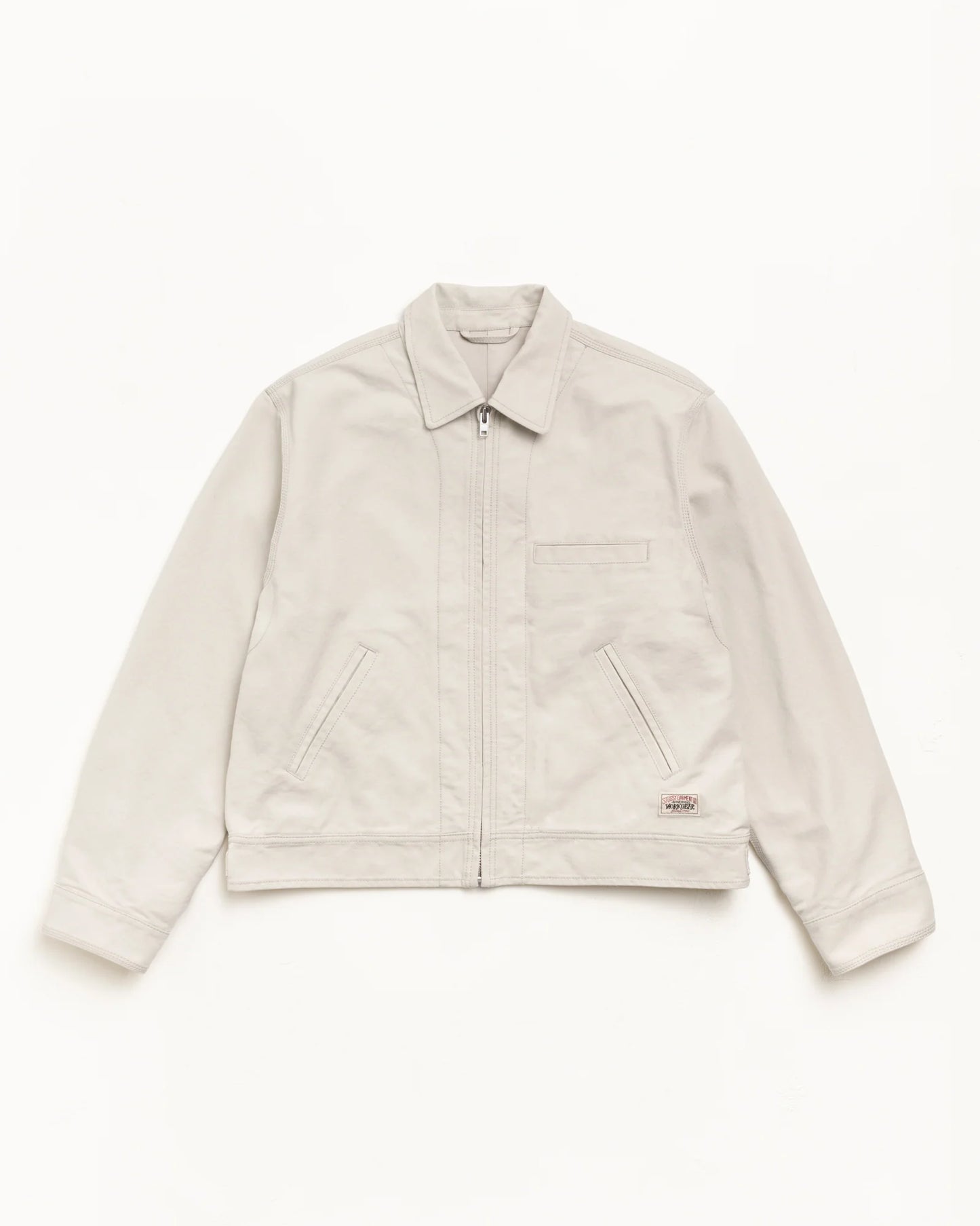 STUSSY WORK JACKET COLLARED