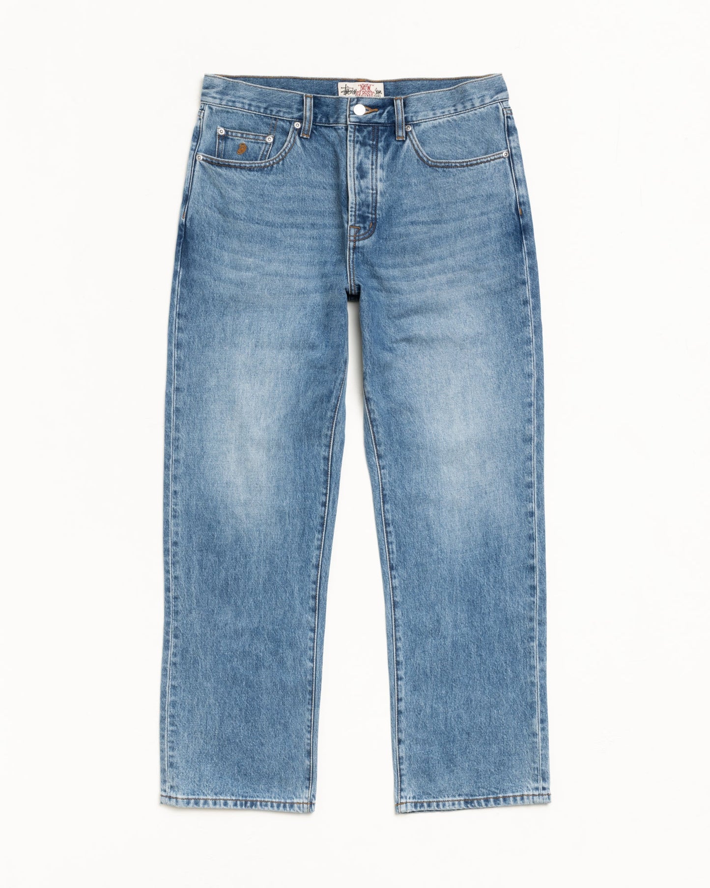 STUSSY NEW CLASSIC JEAN DENIM INDIGO WASH