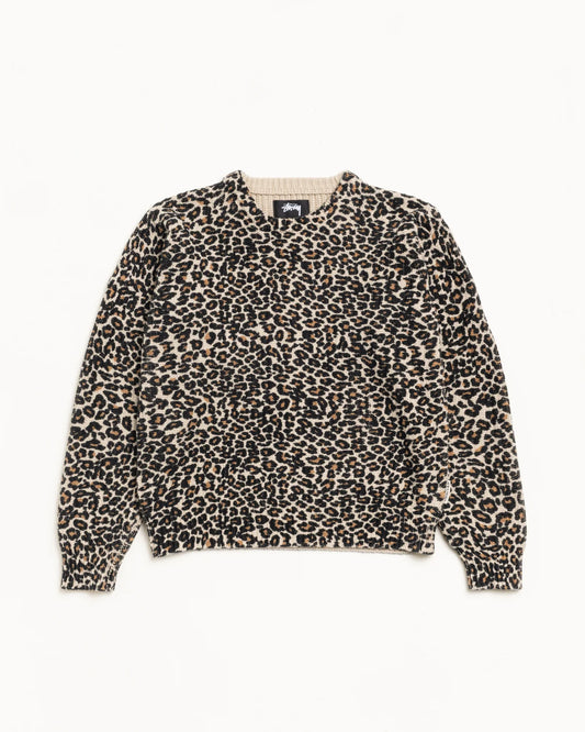 STUSSY LEOPARD SWEATER