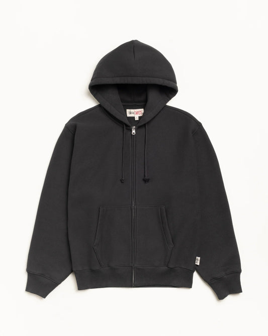 STUSSY FLEECE ZIP HOODIE