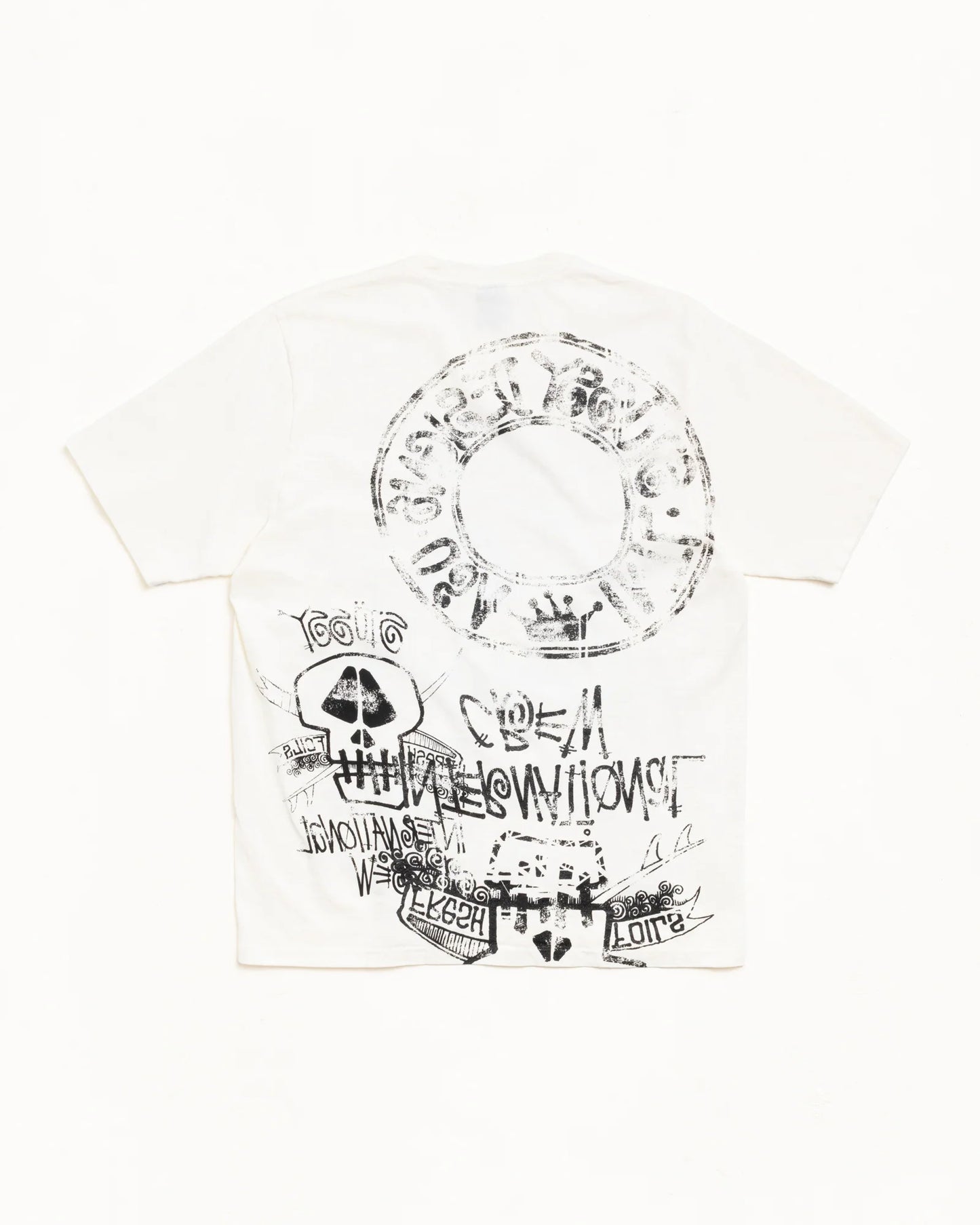 STUSSY SKULLS TEE PIGMENT DYED