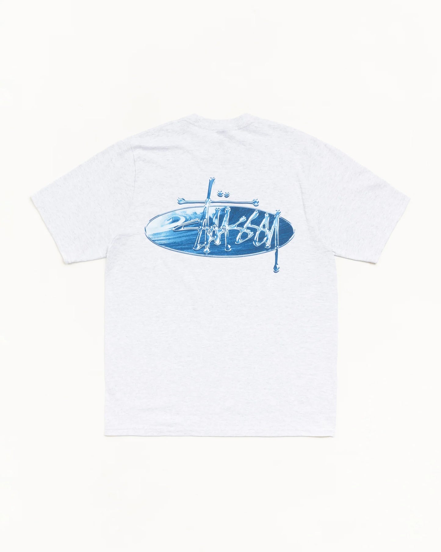 STUSSY WAVE OVAL TEE
