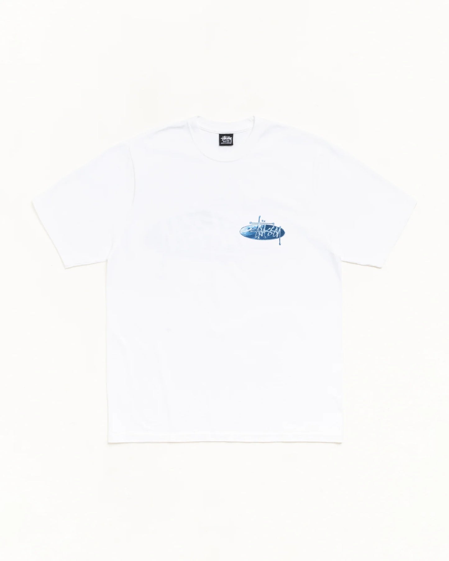 STUSSY WAVE OVAL TEE