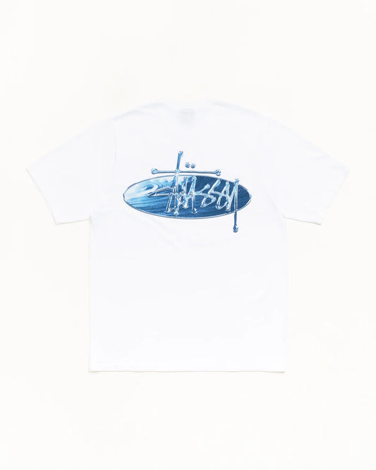 STUSSY WAVE OVAL TEE