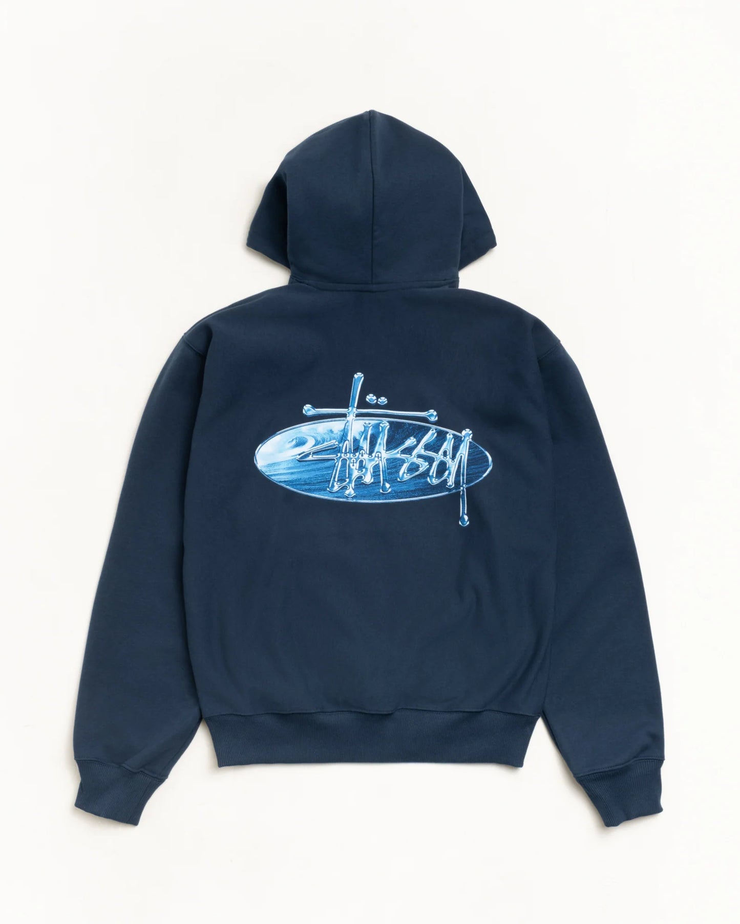 STUSSY WAVE OVAL HOODIE