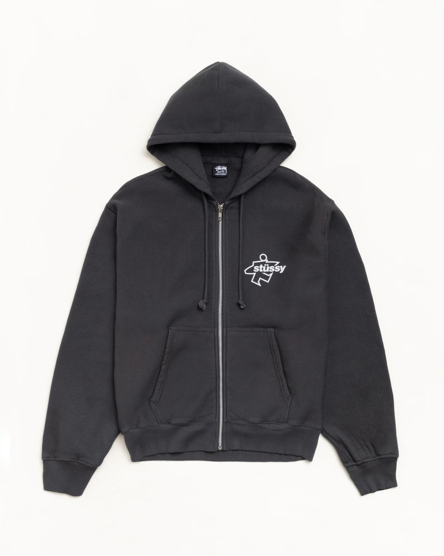 STUSSY SURF SIZE ZIP HOODIE