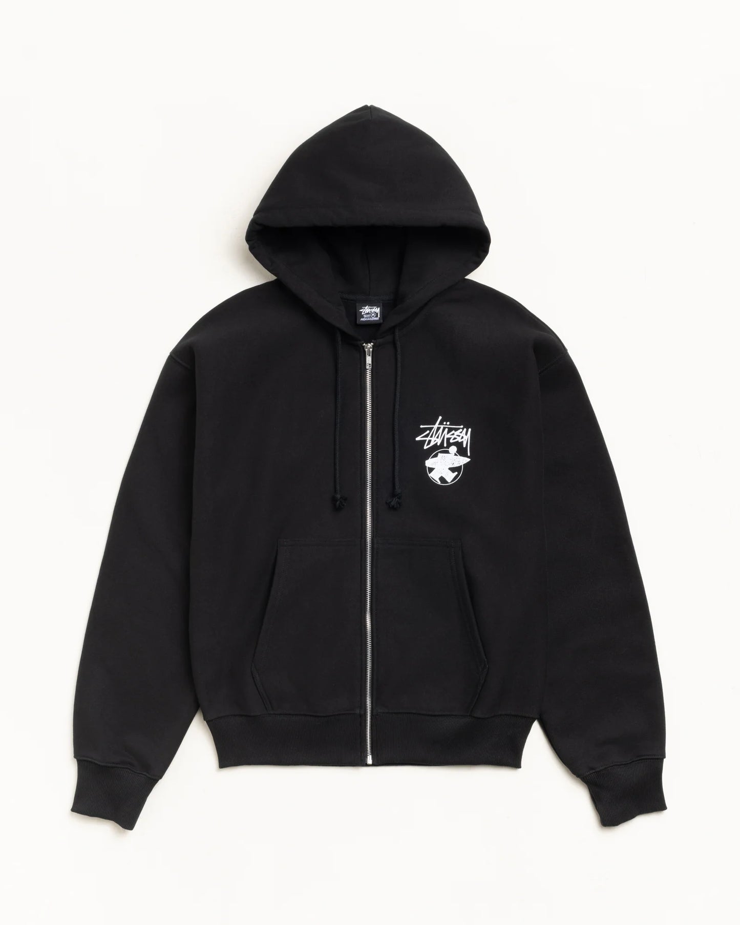 STUSSY LONG HAUL ZIP HOODIE