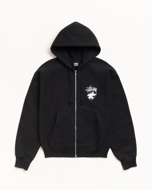 STUSSY LONG HAUL ZIP HOODIE
