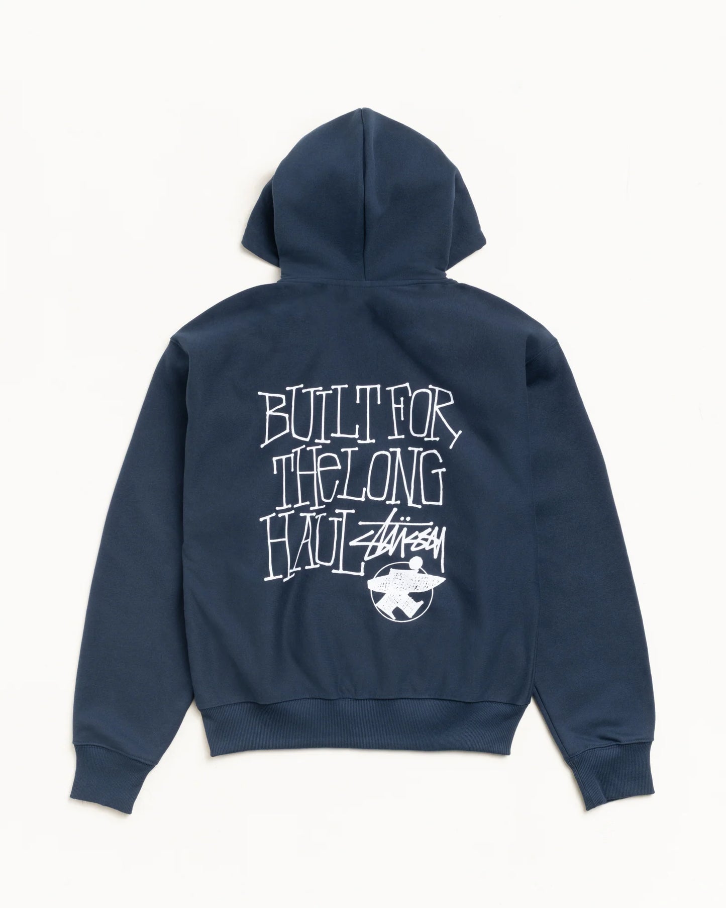 STUSSY LONG HAUL ZIP HOODIE