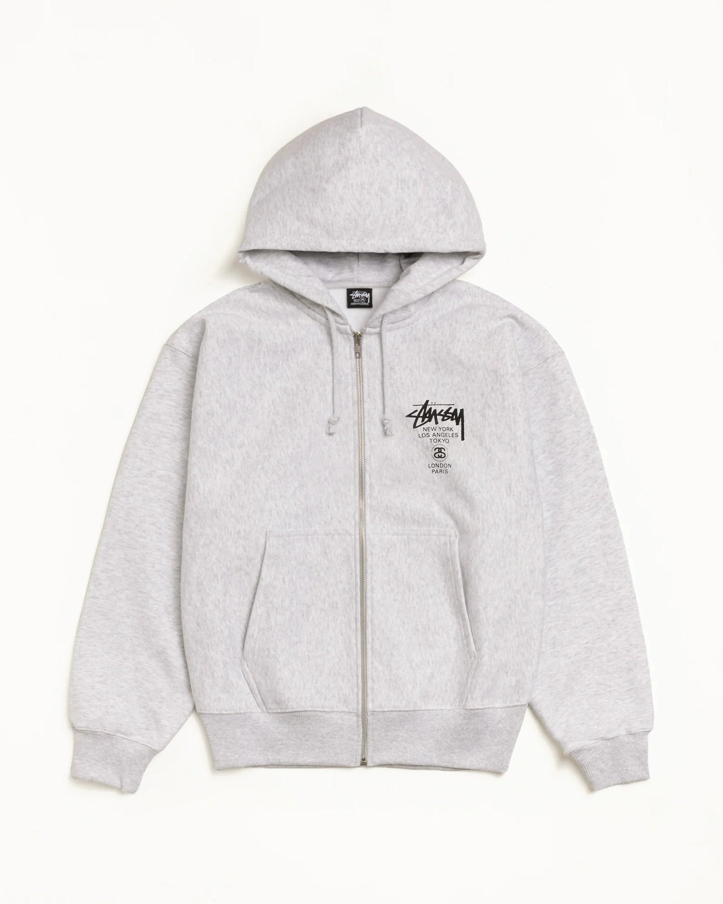 STUSSY WORLD TOUR ZIP HOODIE